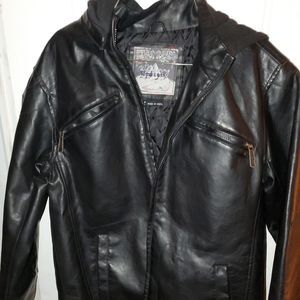 Black Jacket with Hoodie